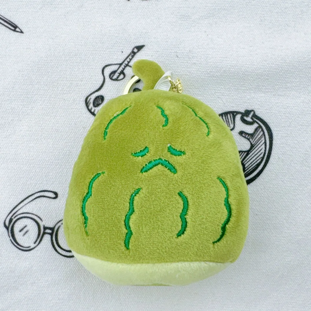 新しいミニ野菜ゴーヤぬいぐるみペンダント卸売、キュートでクリエイティブなゴーヤ人形クレーンゲームおもちゃギフト