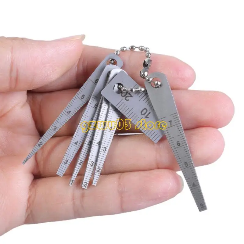 

L93C High Precise 7peece Nearnabence Steel Topere Ruler Set для инженерных архитекторов и энтузиастов DIY Точное измерение