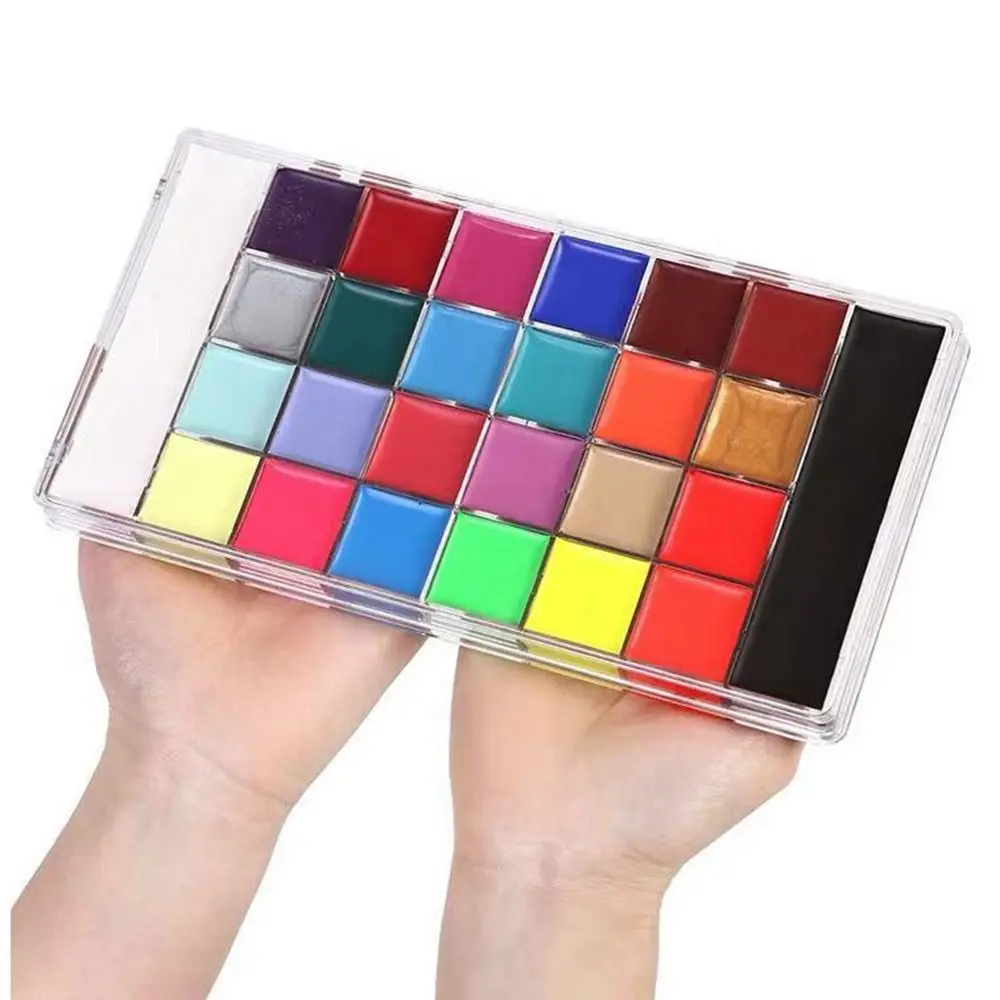 Cosmetics Luminous Face Body Oil Paints Colorful 12/20/26 Color Halloween Makeup Tool Non-toxic Makeup Body Art Painting Cosplay