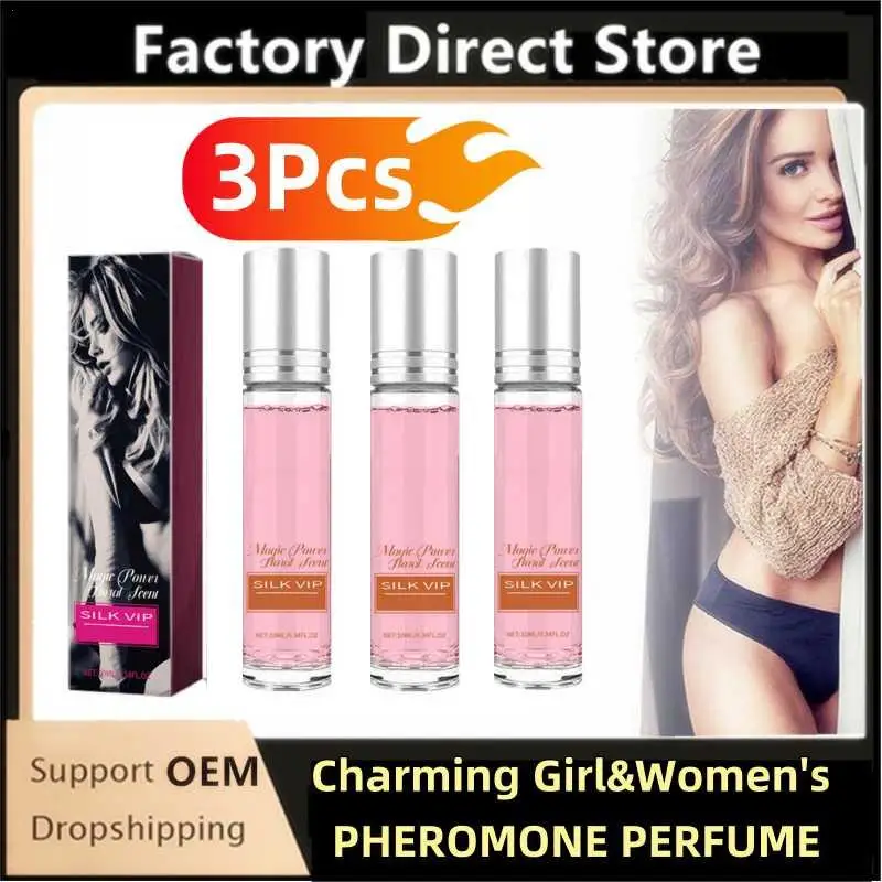 

3Pcs 10ml Perfume Pheromone Pheromone For Women Long Acting Perfume Oil Body Essential Oil Perfume Elastic Oil