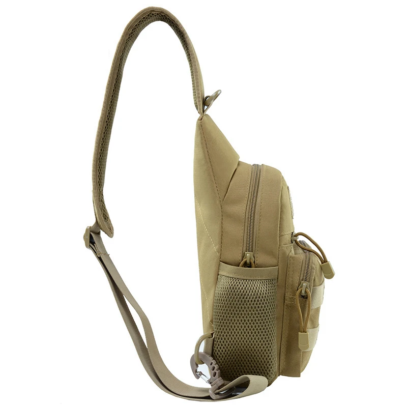 JINNUOLANG-mochila táctica impermeable, bolso de hombro militar, bandolera Molle, bolso de pecho de transporte diario al aire libre