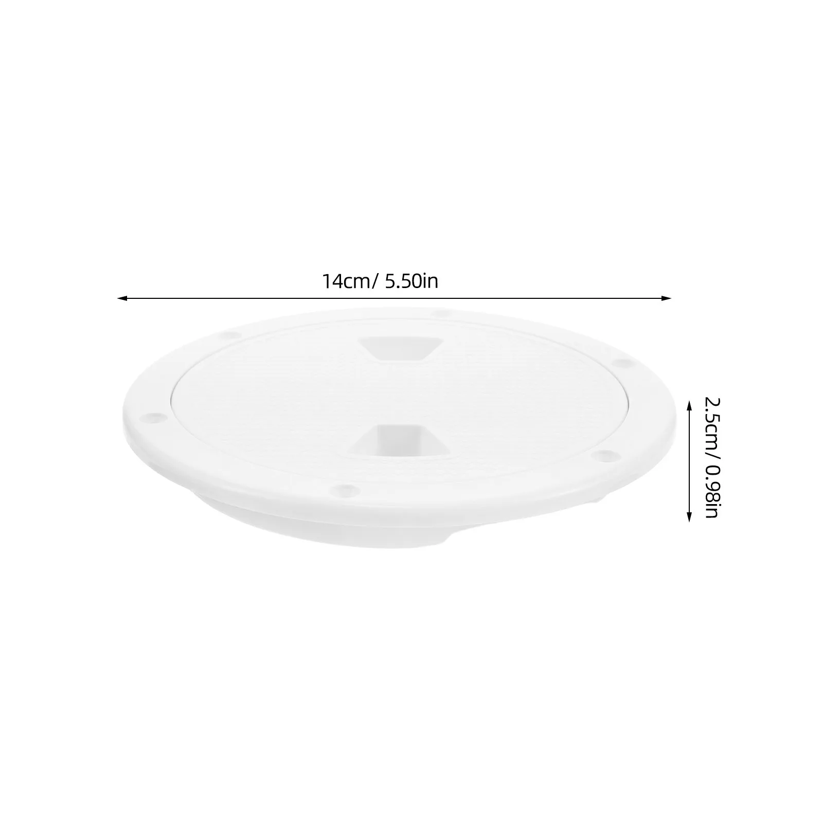 1 مجموعة مستديرة ABS البحرية سطح السفينة غطاء فتحة مقاوم للماء عدم الانزلاق قارب يفقس غطاء الوصول الدائري لتخزين يخت Rv