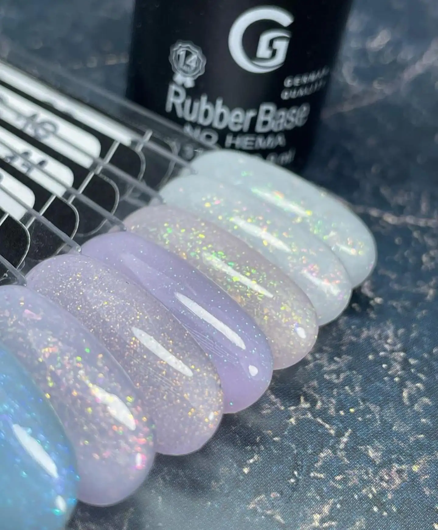 GRATTOL Professional #11 Glitter Light Color Base Gel Nail Polish 9ml Manicure Semi Permanent Soak Off Base