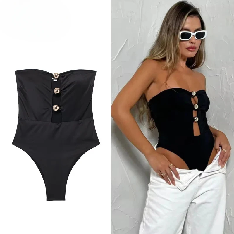 

Black Sexy Tight Bodysuit Women off Shoulder Bodys for Women White Sleeveless Bodysuits Woman 2024 Sexy Outfits Lingerie