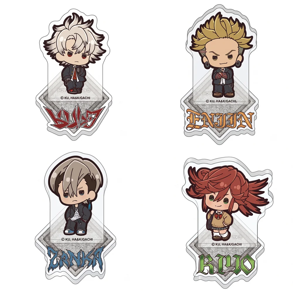 Gachiakuta Chibi 10CM Double Sided Acrylic Stand Keychain 2026 New Anime Stand Rudo Enjin Riyo Zanka Daily Desktop Decor