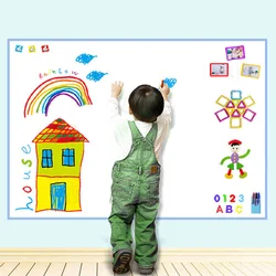 Magnetic Soft White Board Wall Sticker Magnets Blackboard Diaplay Board Children's Graffiti Painting Sticker Hanging Wordpad