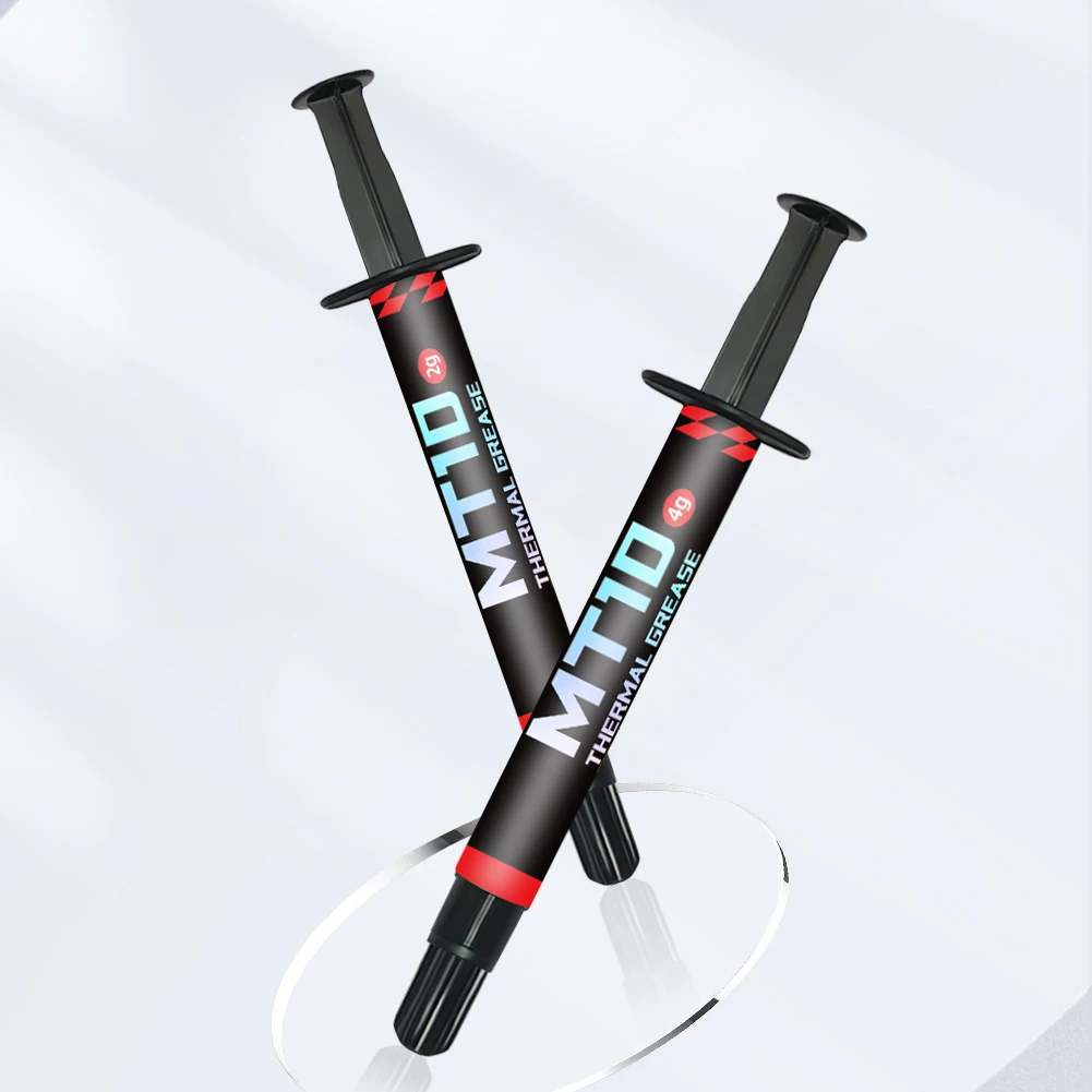 Силиконовая термопаста 2 г/4 г, набор микросхем для графического процессора, охлаждающий шприц для ноутбука, компьютера 18,8 Вт/м·к для настольного процессора