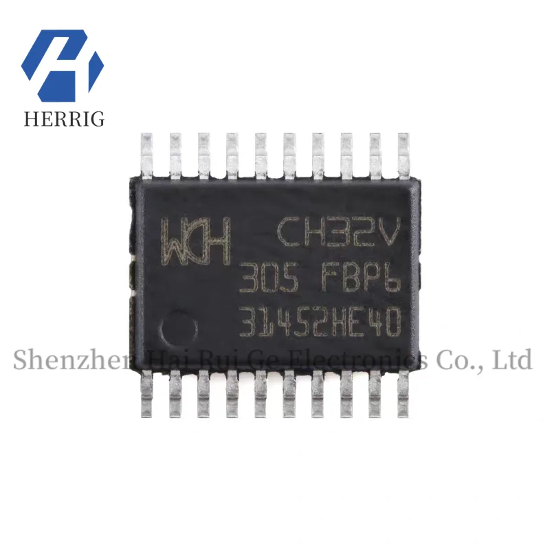 Original Genuine CH32V305FBP6 TSSOP-20 RISC-V Core 32-bit Microcontroller - MCU