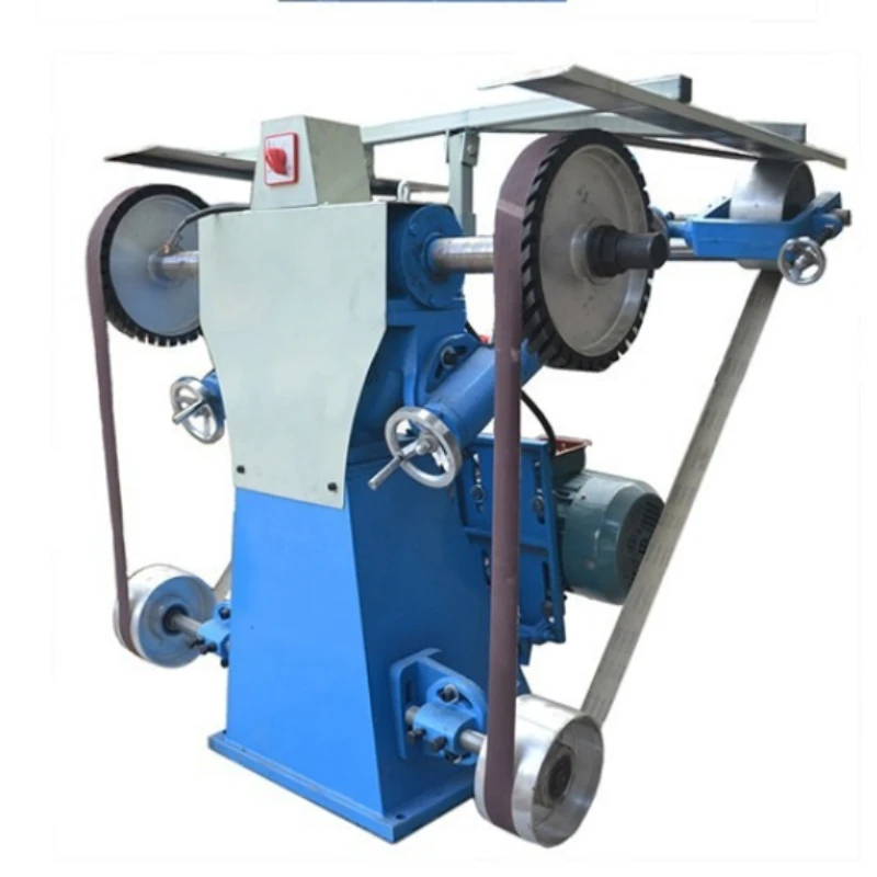 3000X50 Large Vertical Double Station Belt Sander, Heavy Duty Sanding and Polishing Machine