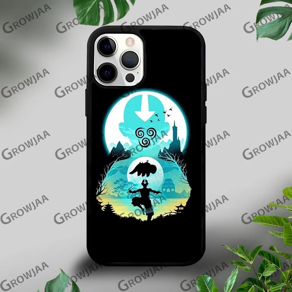 Anime a-avatar die letzte air benders telefon hülle für iphone 16 15 14 13 12 11 pro xs max mini plus celu lares harte funda