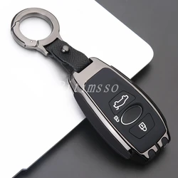 3 Buttons Alloy   Key Holder Keychain Protective for Subaru XV SV Forester BRZ 2019 2020 Accessories Car Key Case Cover