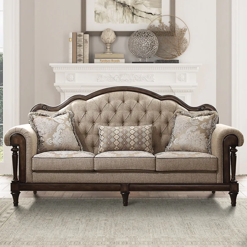 Unique Europe Wood Recliner Living Room Sofas Hotel Chaise Lounge Sofy Do Salonu Furniture Couch Relaxing Modern Fancy Sofa