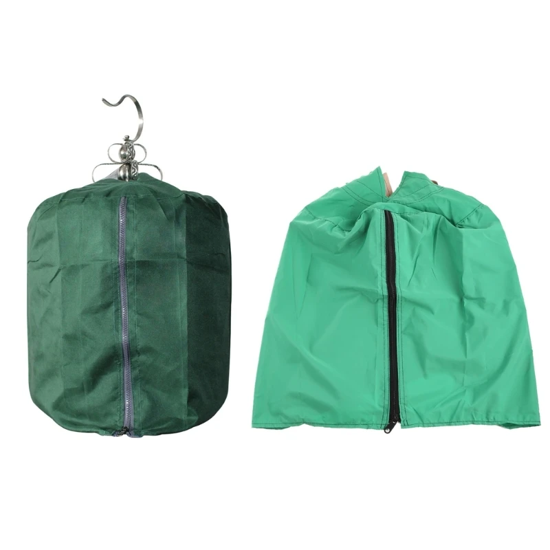 Good Night Bird Cage Cover Round Polyester Cloth Light Proof 13.4