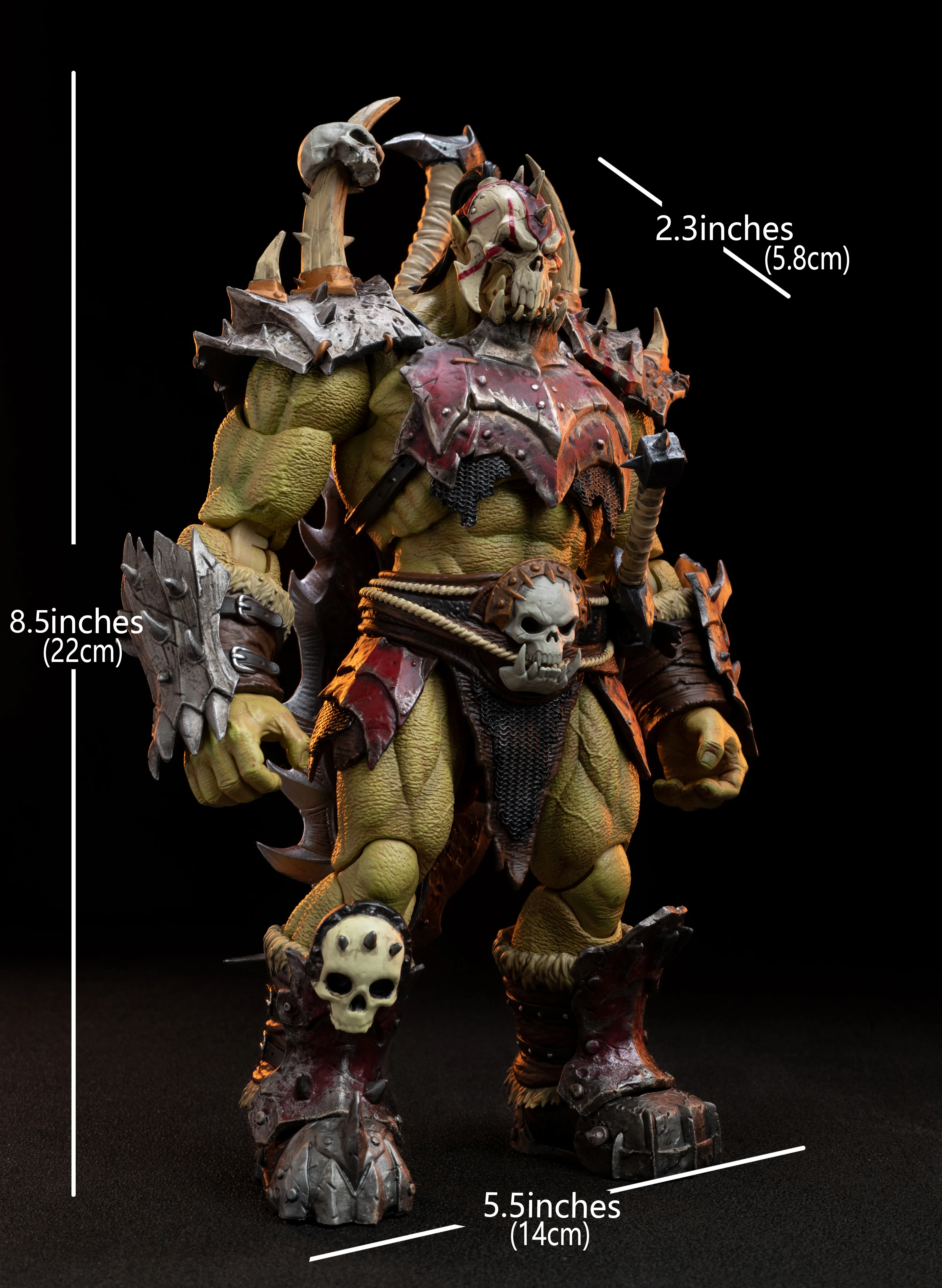 Metytoyz 2024 WF Limited Adventurer World Orc Ork Captain Kagas Bounty Hunter Bloody Hands Morlock Action Figure Speciale editie