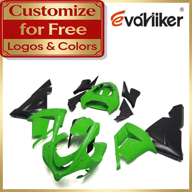 

ABS Fairing Kit For Kawasaki ZX10R 2004 2005 green ZX-10R 04 05 Injection Mold ABS Plastic Customizable Colors