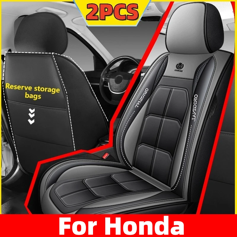 

Чехол на автомобильное сиденье Honda, водонепроницаемый, износостойкий, из искусственной кожи, передний ряд, 2-местный, полностью завернутый, мускулистый чехол на сиденье