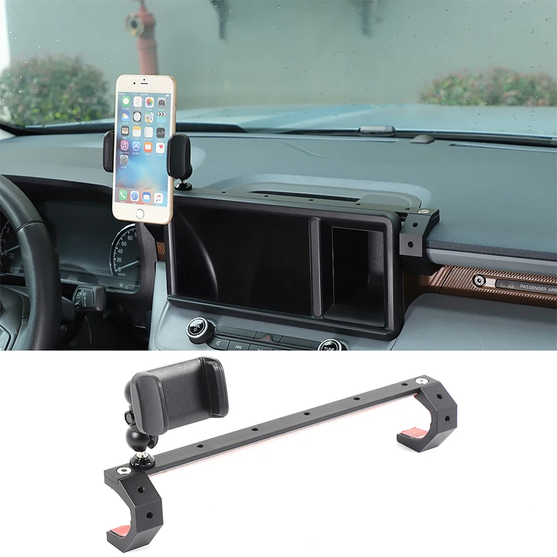 

For Ford Maverick 2022+ car Interior Phone Bracket Accessories Automotive Navigation Screen Rear Expansion Platform Carbon Steel