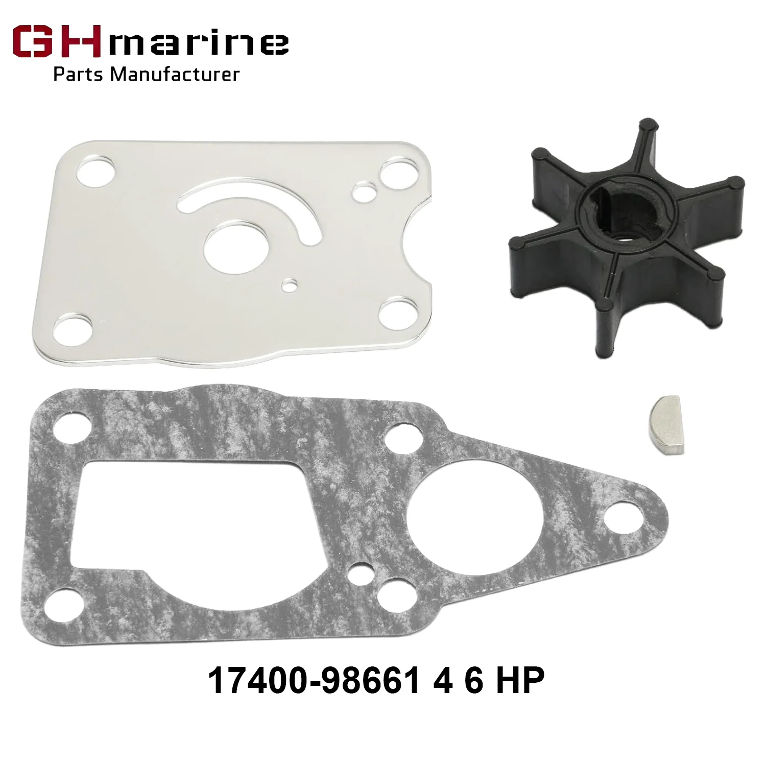 17400 93J00 95J00 87D11 Outboard Water Pump Impeller Service Kit Fit for Suzuki 4 6 9.9 15 20 30 40 60 80 90 100 - 225 250 HP