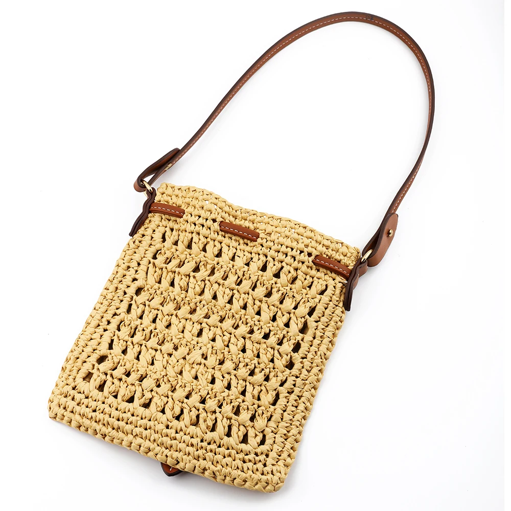 DIY Handmade Knitting Crochet Backpack Shoulder Bag Straps Handbag Handles Replacement Accessories for DIY Bucket Bag Handles