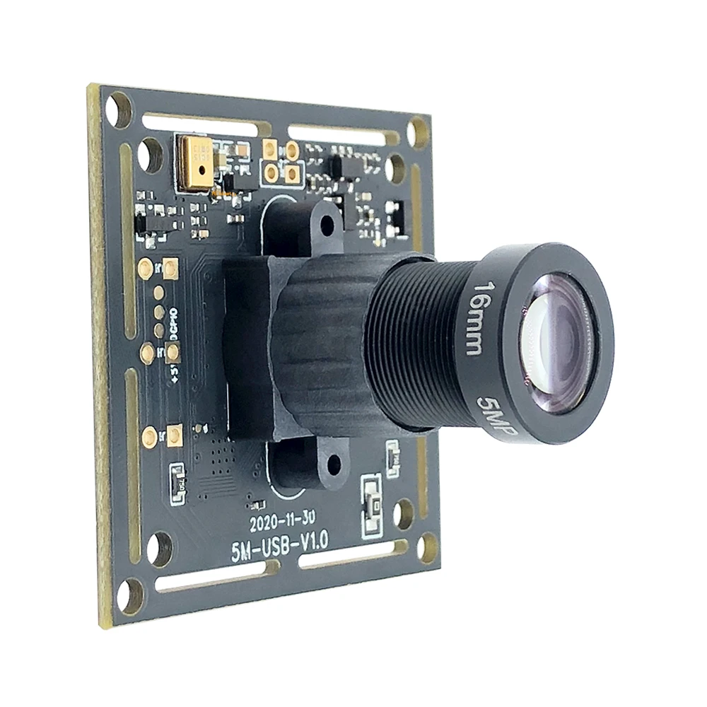 16 مللي متر 25 مللي متر عدسة CCTV كاميرا ويب الصناعية النقية المادية HD 500 واط UVC 2592*1944 30FPS وحدة كاميرا بمنفذ USB ميكروفون ويندوز لينكس
