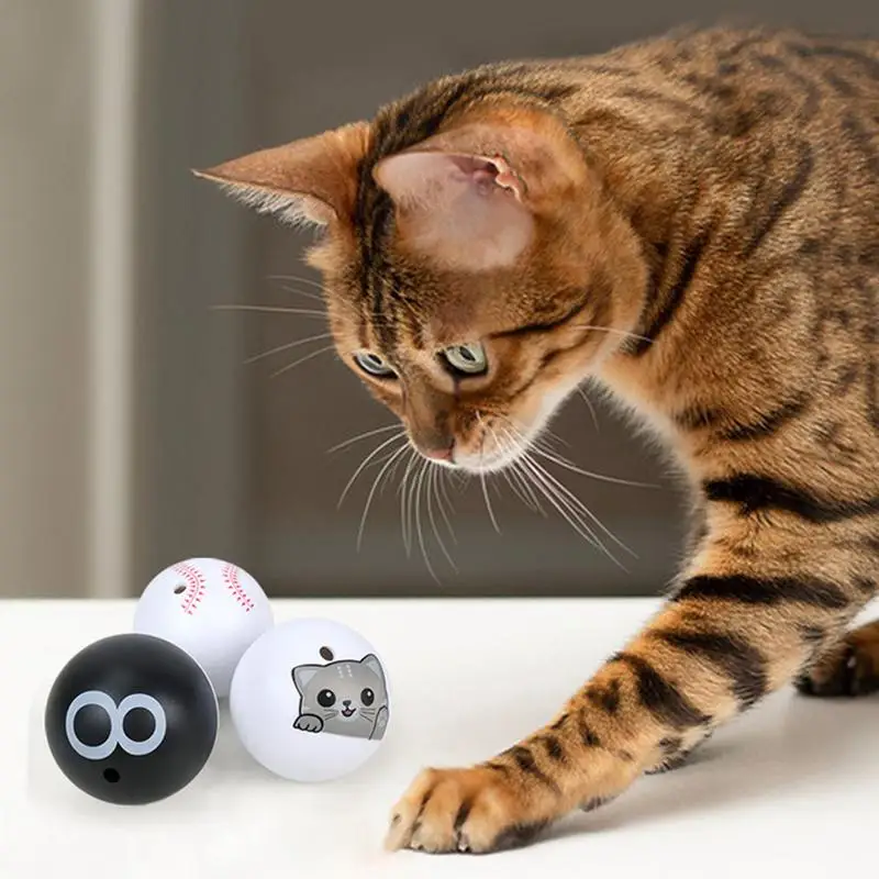 

Classic fun cat toy ball kitten ball Sports toys suitable for indoor cats to play, relieve boredom and interact with pets