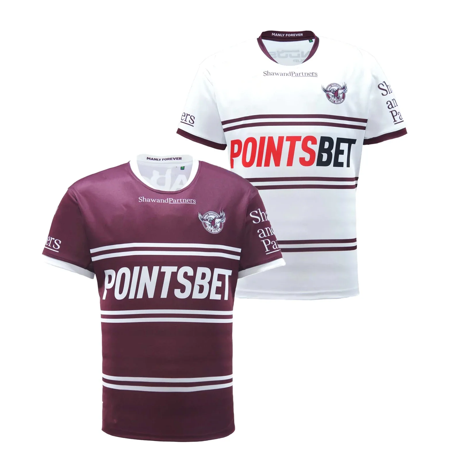 

2023 Manly Warringah Sea Eagles Home/Away Rugby Jersey