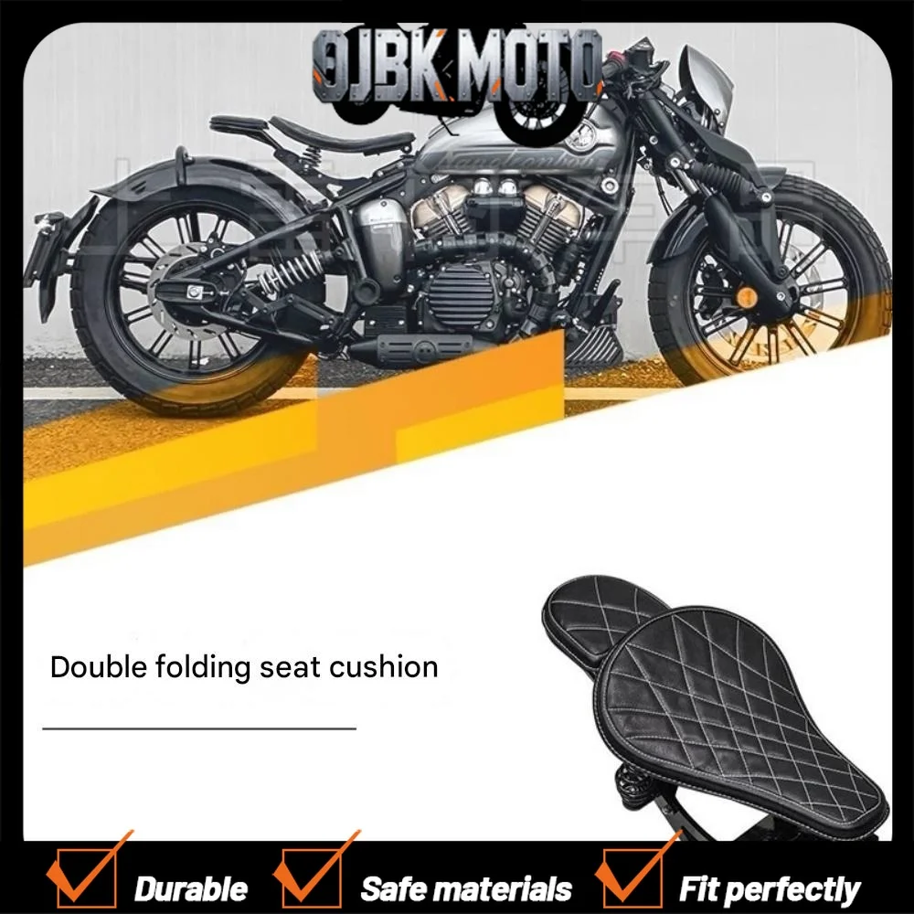 For BENDA Napoleonbob 250 double folding cushion retro double seat comfortable leather seat hidden back seat for benda