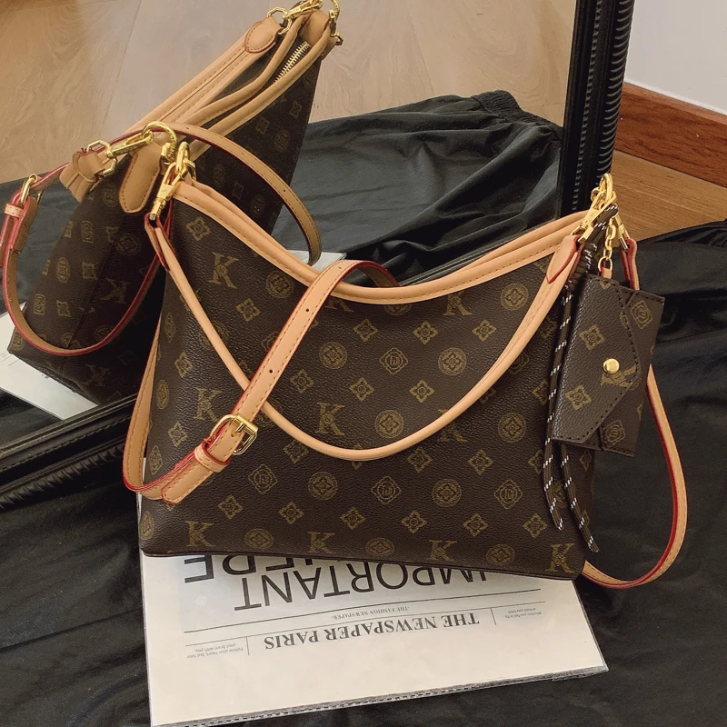 

2025 Женская сумка премиум-качества из натуральной кожи, дизайнерская сумка через плечо, элегантная женская сумка-тоут, роскошный подарок