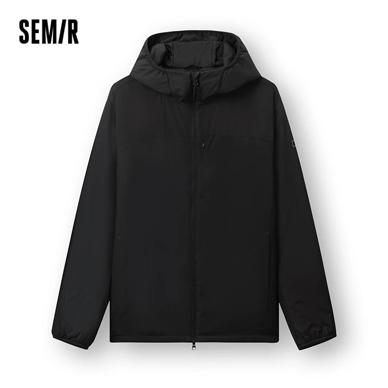 Semir Men Padded Jacket Water Repellent Wool Blend 2026 New Winter Daily Wear Urban Casual Style Cold Weather Layering