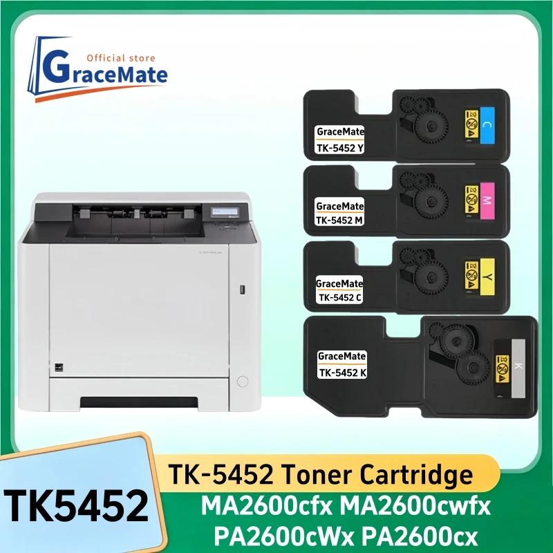 TK5452 TK-5452 Toner Cartridge Compatible For Kyocera ECOSYS MA2600cfx MA2600cwfx PA2600cWx PA2600cx Color Copier