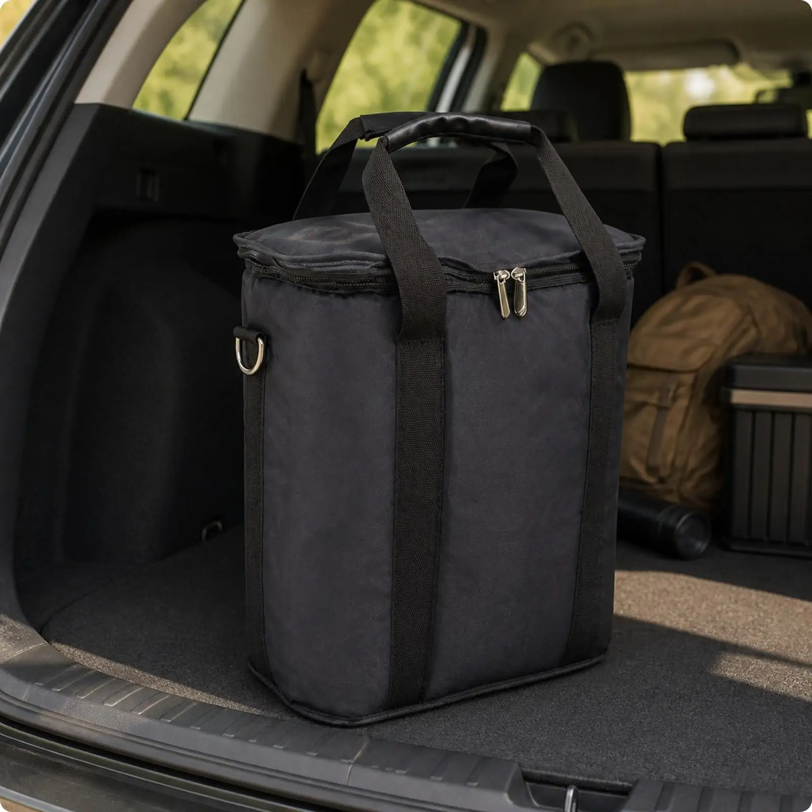 Speaker Carrying Bag Zippered Speaker Storage Bag Sturdy for Outdoor Activities