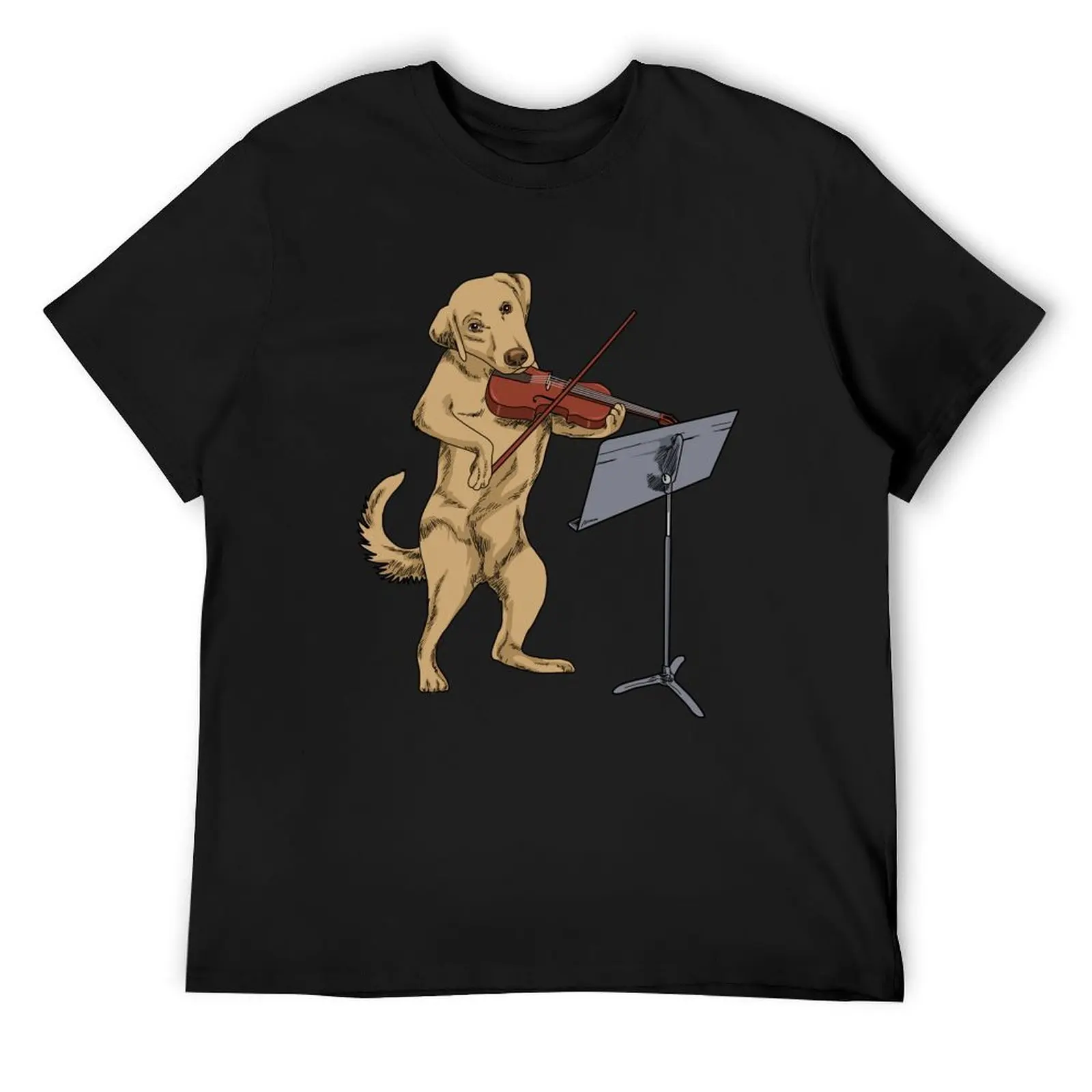 

Violin Gifts Violin Dog Viola Labrador Violinist Gift T-Shirt Luxury man plus sizes anime stuff mens plain t shirts