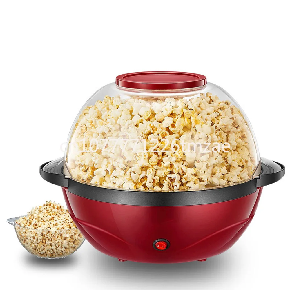 Household 850W Electric Popcorn Machine Automatic Popcorn Machine Electric Heating Corn-Popping Machine Popcorn Maker