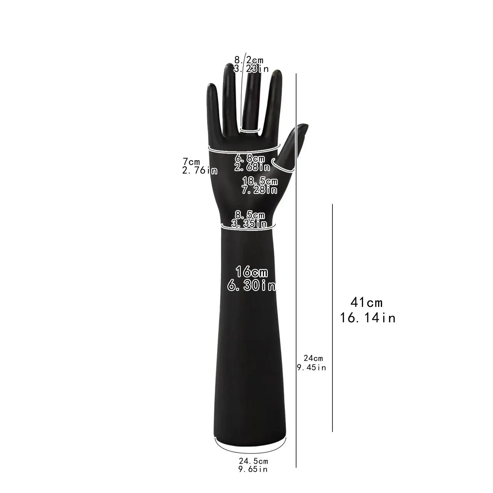 عارضة أزياء نسائية سوداء بخطوط ناعمة وتصميم بسيط، موديل يدوي #6