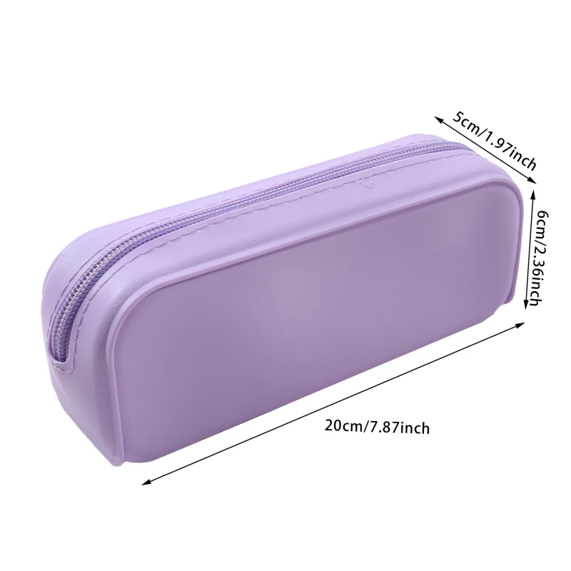 Nuovo astuccio in silicone colorato Kawaii carino astuccio per matite alla moda custodia per cancelleria materiale scolastico per studenti regalo