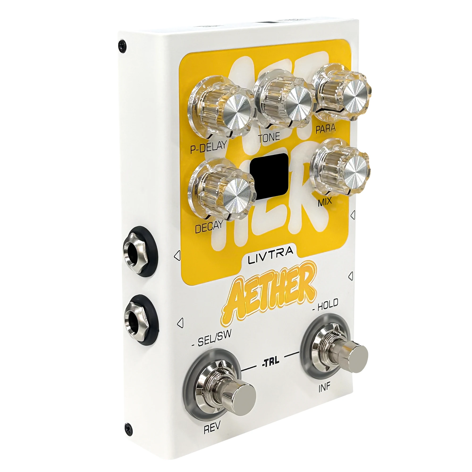LIVTRA Electric Guitar Pedal – Modulation/Delay/Reverb/Amp & IR Cab Simulator True Stereo Effects Pedal Tap Tempo USB-C