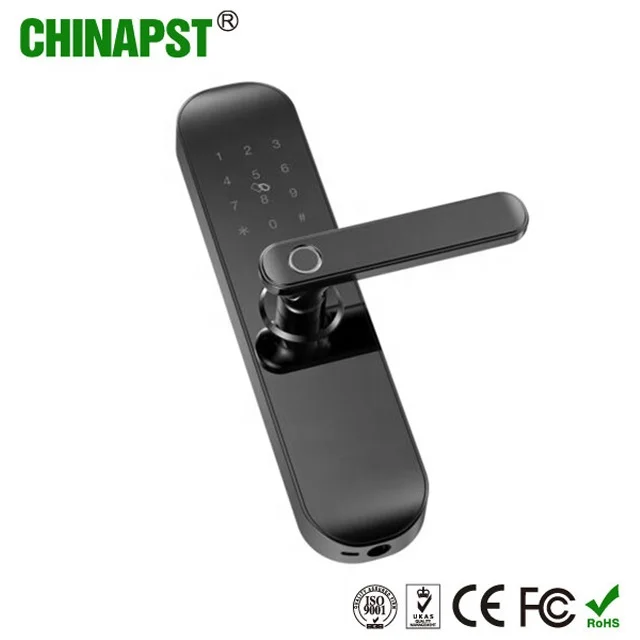 Tuyaアプリ対応 WiFiスマートドアロック 生体認証ロック 指紋認証ドアロック ハンドル デジタルキーレスロック