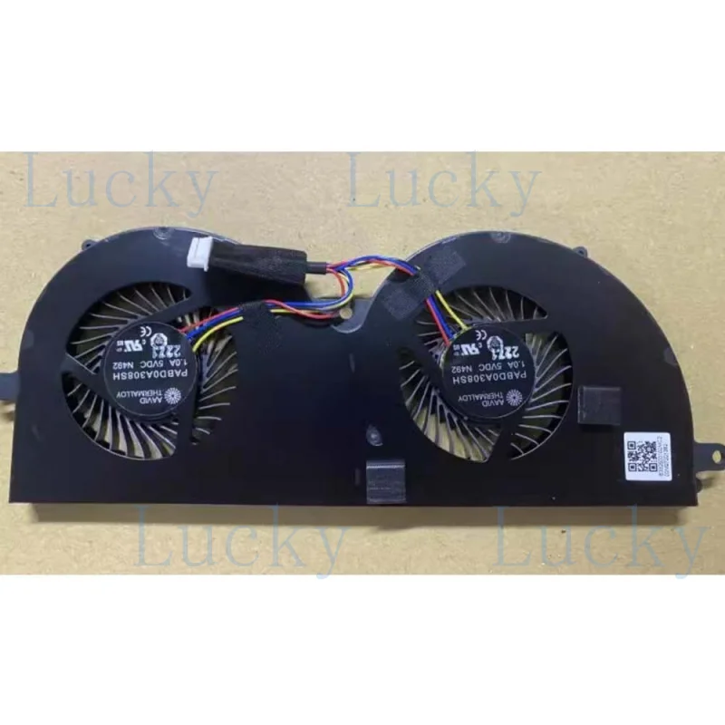 f   For MSI 17Q1 Titan GT77 CPU GPU Cooling Fan PABD0A308SH N492 PABD18010SH N491