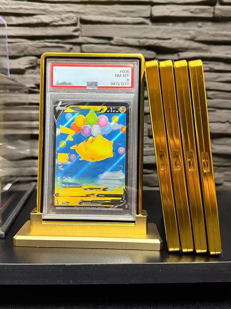 Reflektierende Oberflächentechnologie, Aluminiumlegierung, Graded-Card-Schutzhüllen, Metallrahmen für PSA CGC BGS Trading Card Slabs Halter