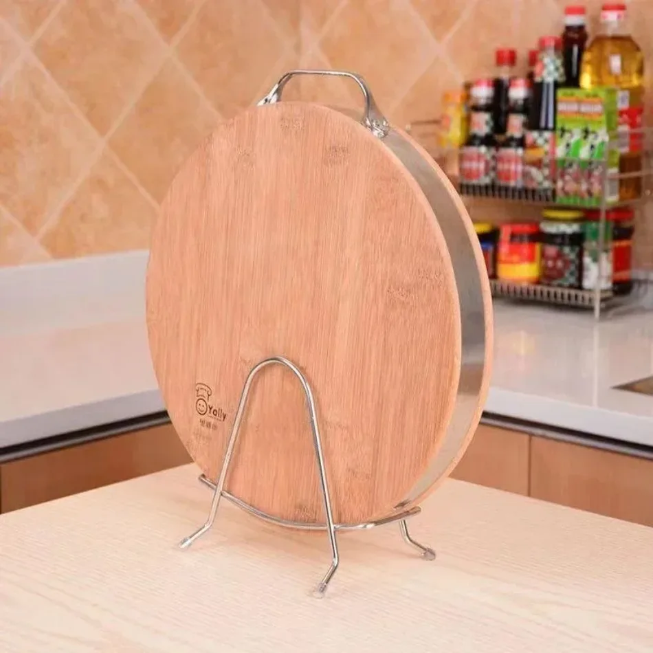 304 Stainless Steel Single-Tier Stainless Steel Wall Shelf For Kitchen Cutting Board And Tool Storage Rack Pot Nai Rack
