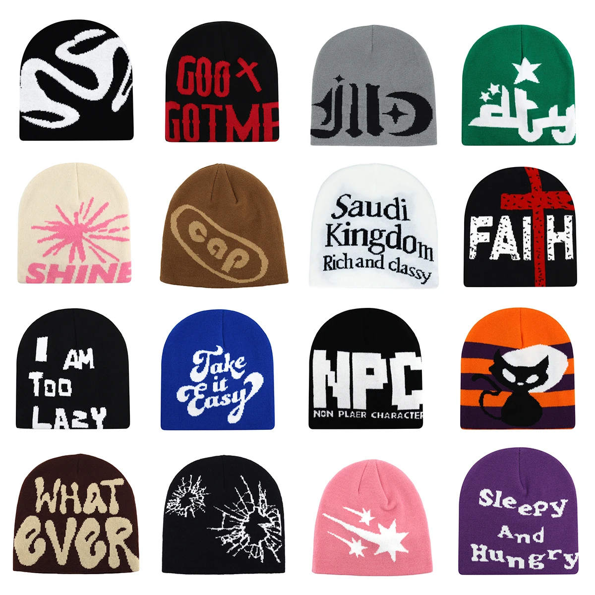 Y2K Brief Butter Stricken Hüte Skullies Mützen Herbst Winter Warme Mütze Männer Frauen Hip Hop Qualität Skifahren Kappe Radfahren Winddicht Neue