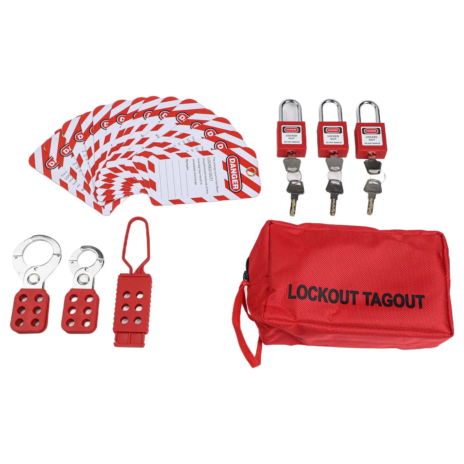 Equipment Industrial Security Eye-catching Labels Non-conductive Thermoplastic Permanent Marker Included Professional Tool Kit