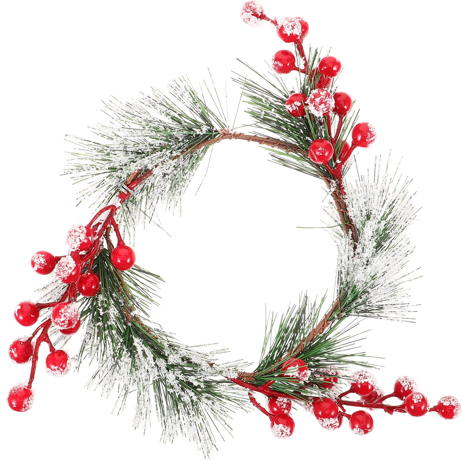 

Christmas Wreath Ring Long Lasting Easy to Maintain Perfect for Door Wall Hanging and Table Centerpieces