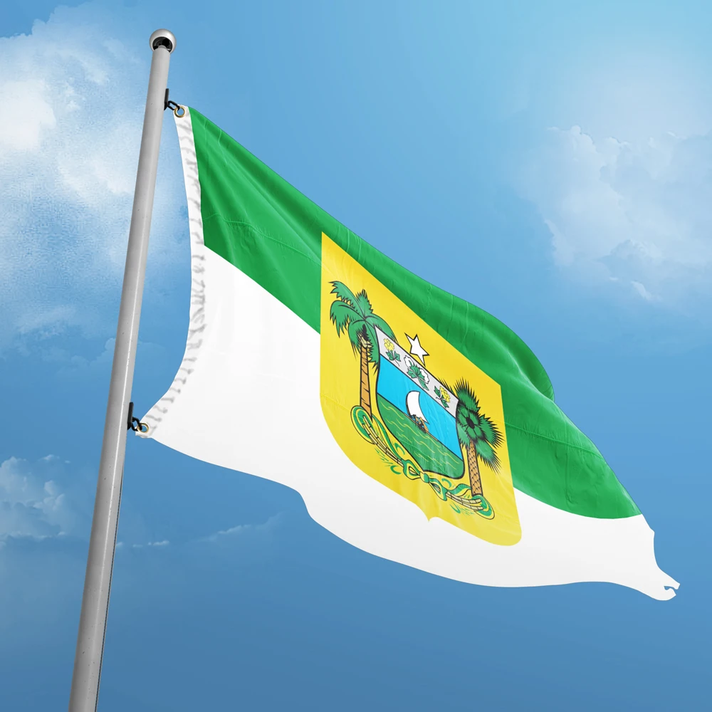 Flag of  Rio Grande do Norte 3 x 5 FT 90 x 150 cm Brazil Brazilian State Flags Banners Custom Logo Indoor Outdoor Decoration
