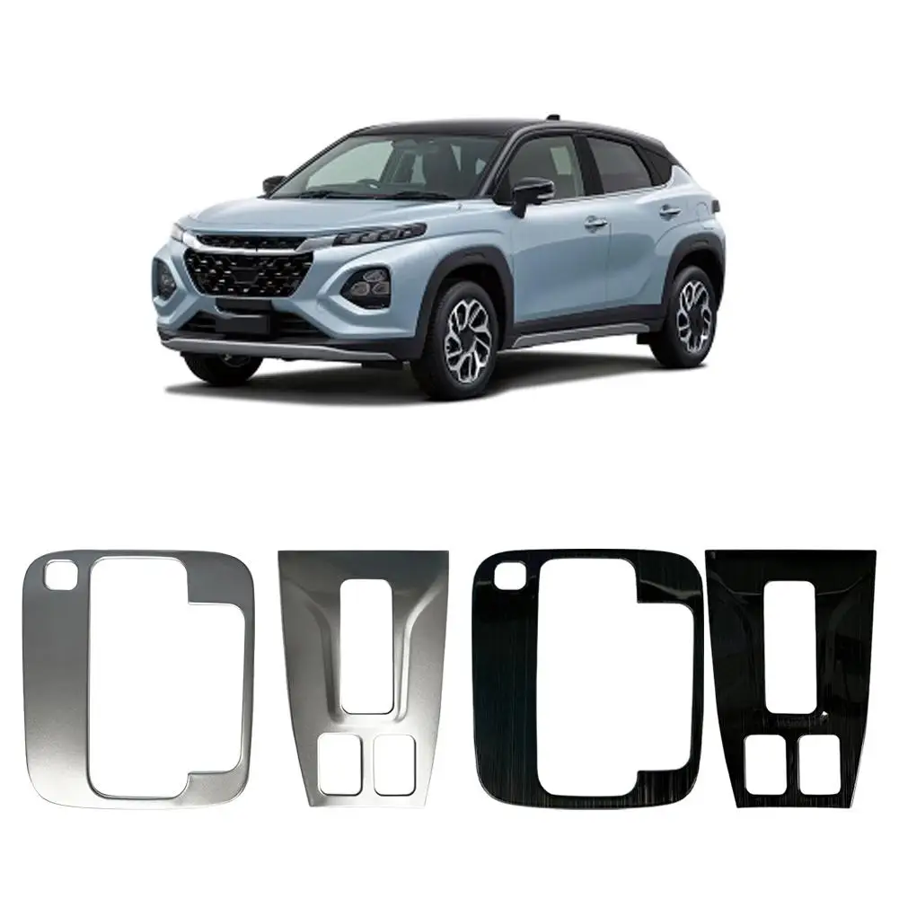 

RHD для Suzuki Fronx WDB3S WEB3S 2025 2026, стальная автомобильная центральная консоль, панель переключения передач, накладка, яркая рамка O8B6