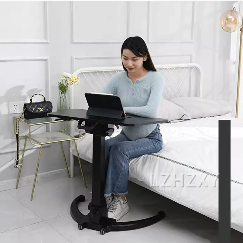 Lifting Computer Laptop Table Mobile Height Adjustable Folding Beside Laptop Notebook Table Portable Lazy Bed Standing Desk