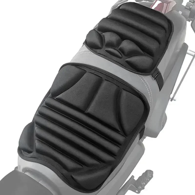 3D Motorcycle Seat Pad Comfort Gel Cushion Seat Breathable Universal Shock Absorbing Seat Cover for Advanced Mountain