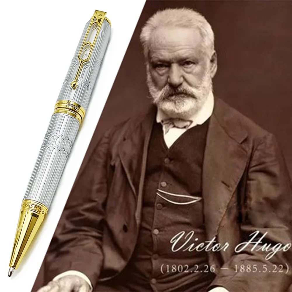 

Luxury Great Writer Edition Victor Hugo Cathedral Architectural MB Roller Ballpoint Pen With Number 5816/8600