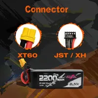 2PCS CNHL 3S 11.1V Lipo Battery 2200mAh 30C 70C With XT60 Plug For RC Airplane Helicopter Quadcopter FPV Drone Car Racing Hobby