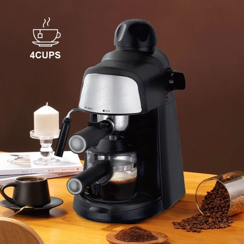 Multifunctional Semi-automatic Espresso Coffee Machine for Home Kitchen Cafe Coffee Making
